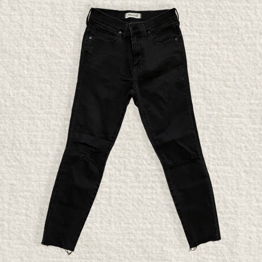 MADEWELL 9” High Rise Black Jeans